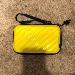 BYRD reusable toiletry case with body wash and lotion